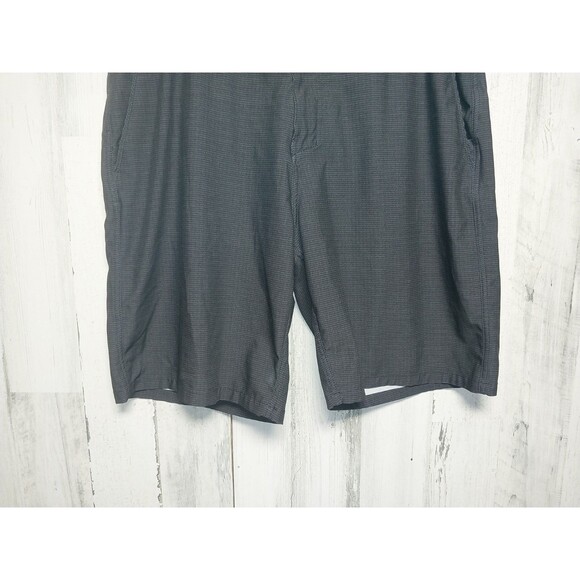 Hurley Men's 36 Phantom Hybrid Shorts Gray Black Stripe - Picture 2 of 9